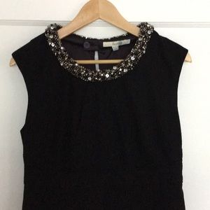 Boden jewel collar sheath dress